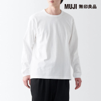 【MUJI 無印良品】男有機棉水洗粗織圓領長袖T恤(共6色)