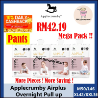 COD Applecrumby AirPlus Pull Up Diapers (Mega) - M50, L46, XL42, XXL36 (1 pack) AirPlus Overnight