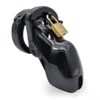 Male penis lock plastic Chastity device bondage with 5 ring CB6000s cock cage Belt Adult gay sex toys for men fetish men
