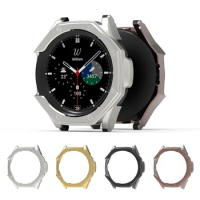 Samsung watch protective case suitable for Samsung watch 4 6 classic half pack PC electroplating protective case