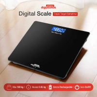 Taffware Digipounds Timbangan Badan Digital Scale Rechargeable 180kg