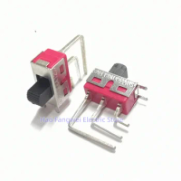 2PCS SH SalecomT80-S TS-13L-A1-2-Q Sliding Toggle Switch 3Pin 2nd Gear Fixed Bent Foot With Side Insertion