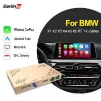 Wireless CarPlay Decoder BOX Android Auto AirPlay Car Multimedia For BMW NBT EVO X5 F15 X6 F16 2014-2020 X1 F48 2016-2020
