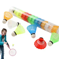 Badminton Shuttlecocks Colorful Shuttlelock Set For Batting Training Balls Hitting Practice And Training Badminton Indoor And