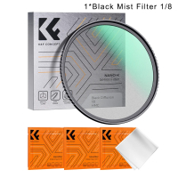 K & F Concept 49-82มม. Black Mist Diffusion Filter 1/4 1/8พร้อมเคลือบหลายชั้นสำหรับเลนส์ Nikon DSLR
