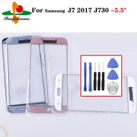 J730 Replacement LCD Front Touch Screen Glass Outer Lens For Samsung Galaxy J7 2017 J730 J7 Pro J730F J730GM J730DS J730G