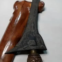 Keris Sepuh Brojol Pamor Wengkon isen Deder Gading Warangka Sandang Walikat | Pusaka Keris Patrem