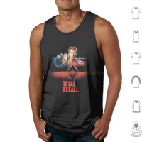 Studio Canal Total Recall 'Total Recall' Tank Tops Print Cotton Total Recall Arnold Schwarzenegger Arnold