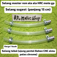 NEW MODEL selang master rem ALA ALA HRC MOTO GP selang SUGEST FLUID panjang 15 cm