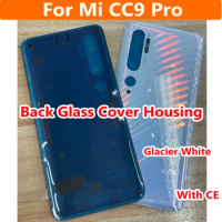 Original For Xiaomi Mi CC9 Pro CC9Pro Note10 Note 10 Pro Battery Back Glass Cover Housing Rear Case Mobile Lid Replacement Shell