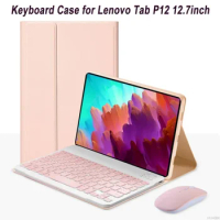 Case For Lenovo Xiaoxin Pad Pro 12.7 Inch Case, Detachable Keyboard Cover for Lenovo Tab P12 12.7 Inch TB-371FC