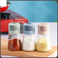 Tempat Garam Pencet / Botol Bumbu Dapur Kaca / Wadah Bumbu Seasoning