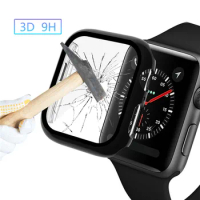 Tempered film for Apple Watch Series 4 40mm 44mm Screen Protector for iWatch 3D Full Coverage HD Anti-Bubble Tempered Glass