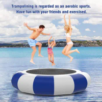 Inflatable water play trampoline for kids and family as a gift