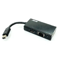 New Mini Displayport to VGA ethernet USB Combo Mini Dp to VGA/USB Adapter Cable For Acer R7-571 R7-572 V5-122P V5-132P S3-392