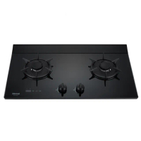 【林內】檯面式彩焱玻璃雙口爐RB-L2620G二口爐瓦斯爐NG1/LPG(RB-L2620GB基本安裝)