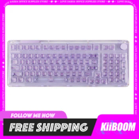 Kiiboom Phantom 98 98-key Hot-swappable Usb-c Wired/bluetooth5.0/2.4ghz Wireless Acrylic Gasket Mechanical Keyboard