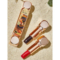 Agag Pharaoh Magic 3Dimensional Magic 6Color Lipstick Does Not Fade No Stain on Cup Cheap Double-Tube Double-Headed One 6-Color
