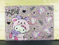 【震撼精品百貨】Hello Kitty 凱蒂貓 2入文件夾 粉豹紋 震撼日式精品百貨