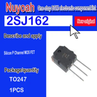 The newly imported spot 2SJ162 J162 field effect transistor is directly inserted into the TO-3P. Silicon P Channel MOS FET