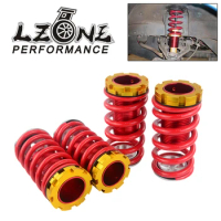LZONE - Aluminum Coilover Kits for Honda Civic 88-00 Red available Coilover Suspension / Coilover Springs JR-TH11R