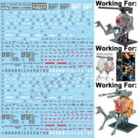 for MG 1/100 RB-79 Ball ver ka RB-79K 08 MS Team version D.L Model Master Water Slide pre-Cut Detail up Decal Stickers UC62 DL