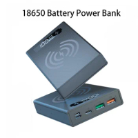 18650 Power Bank Case Portable Battery Holder Quick Wireless PD QC3.0 Rechargeable welding free Battery Storage Box For Xiaomi