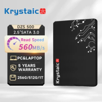 KRYSTAIC SATA 3.0 SSD 560MB/s Internal Solid State Drive TLC Chip 1T 2TB SSD SATA III Drive for Desktop Laptop