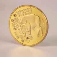 Zambia Republic 1OZ Gold Silver Coin African Wildlife Buffalo Animal Commemorative Collection