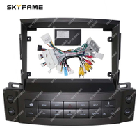 Corcoransu SKYFAME ชุดอะแดปเตอร์กรอบหน้าปัดรถยนต์ กล่องถอดรหัส Canbus ชุดติดตั้งแผงหน้าปัดวิทยุ Andr