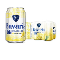 【Bavaria 巴伐亞】0.0檸檬零酒精飲料 330ml/24入(無酒精 零酒精)