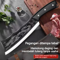 Serbaguna Premium untuk segala keperluan dapur | Gabungan Chef Knife & Bone Chopper dalam satu alat 