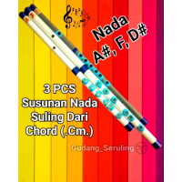 Suling dangdut isi 3 pcs, Seruling paralon PVC, Suling bangsing