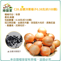 【綠藝家】C28.金鑽洋蔥種子0.38克(約100顆)