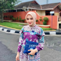 VIIENA BLOUS BAJU BATIK BUSANA WANITA BATIK WANITA
