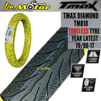 TMax Diamond tire tubeless tire tyre tm818 TM100 TM 900 TT9 70/90-17 80/90-17 (cutting Maxxis Diamon