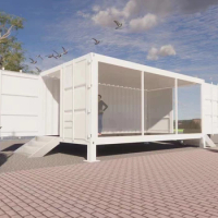 Customise Interior 20Foot 40 Ft Prefab Expandable Container House With Bathroom and Bedroom
