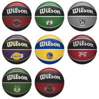 【WILSON】Wilson NBA Team 籃球 7號 隊徽球 耐磨 橡膠 室外 勇士 湖人 公牛(WTB1300XBGOL)