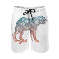 Best Seller-Tiger ( Gift ) Men'S Swim Trunks Quick Dry Volley Beach Shorts With Pockets For Men'S Tiger King Onitsuka Eye Best