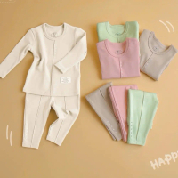 Hrnee bộ dài tay nỉ lông cho bé