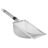 Stainless Steel Bentonite Cat Litter Box Scooper for Cats Holder Sifter Supplies Scoops