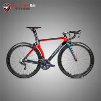 TWITTER color changing carbon fiber road bike UT T10 RIVAL-22S aluminum wheel professional race bike bicicleta bicycle for men