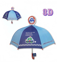 迪士尼 - 車仔 19" 3D小童雨傘 Runabouts 19" 3D Kids Umbrella 1pc