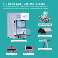 20W Laser Marking Machine With Built In Fume Extractor For iPhone 14 14Promax 13 13Pro Back Cover Separating