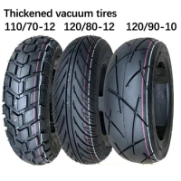 Thickened vacuum tires 130/120/90/80/70/60-10-12-13 inches suitable for electric vehicles, motorcycles, and scooters