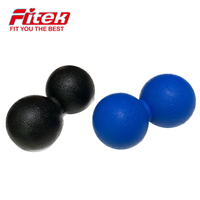 【Fitek】花生球/花生按摩球/按摩球/筋膜球/肌肉放鬆球/拉筋球/肩頸放鬆球/筋膜放鬆球/高硬度按摩球/顏色黑、藍