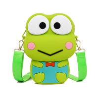 Cartoon Anime Keroro Designer Foreign Frog With Big Eyes Shoulder Bag Messenger Cross Body