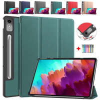 For Lenovo Tab P12 12.7 inch Case Tablet 2023 Tablet Funda For Lenovo Xiaoxin Pad Pro 12.7 Case Cover PU Leather Magnetic Shell