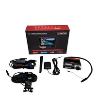 Dashcam mirai mv-350d streamer 2 way dash cam mirai 4G+GPS+live streaming HD free memori 64GB