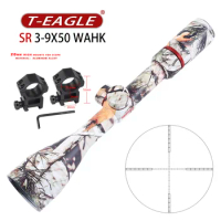 T-EAGLE SR 3-9X50WA HK Optical Sight Airgun Optics Compact Rifle Scope For Airsoft Hunting Scopes With Random camouflage color